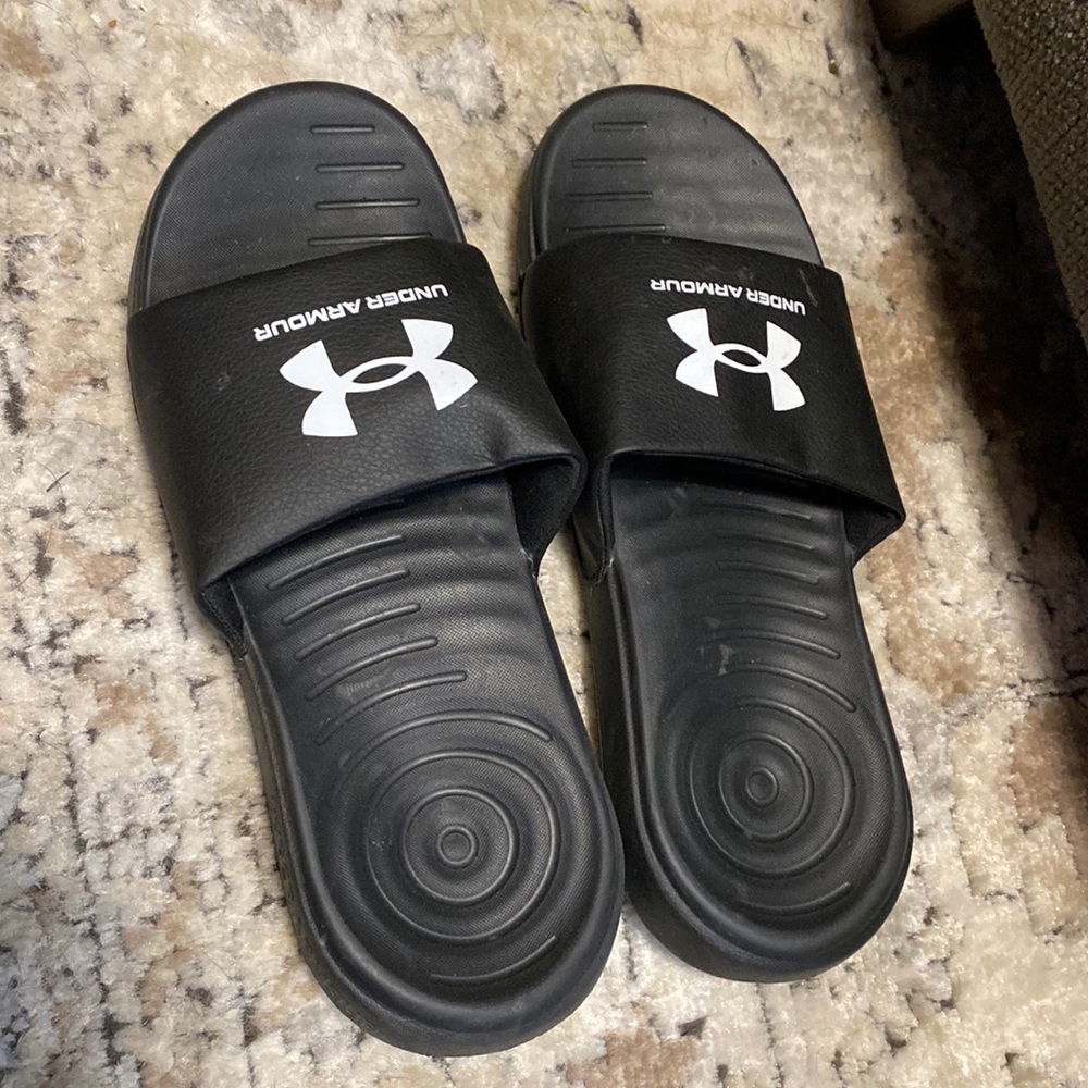 Under Armour flip flop slides